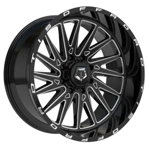 TIS Wheels – 547BM – Black – 20″x10″ -25mm – Summer Wheels – 547BM2106825